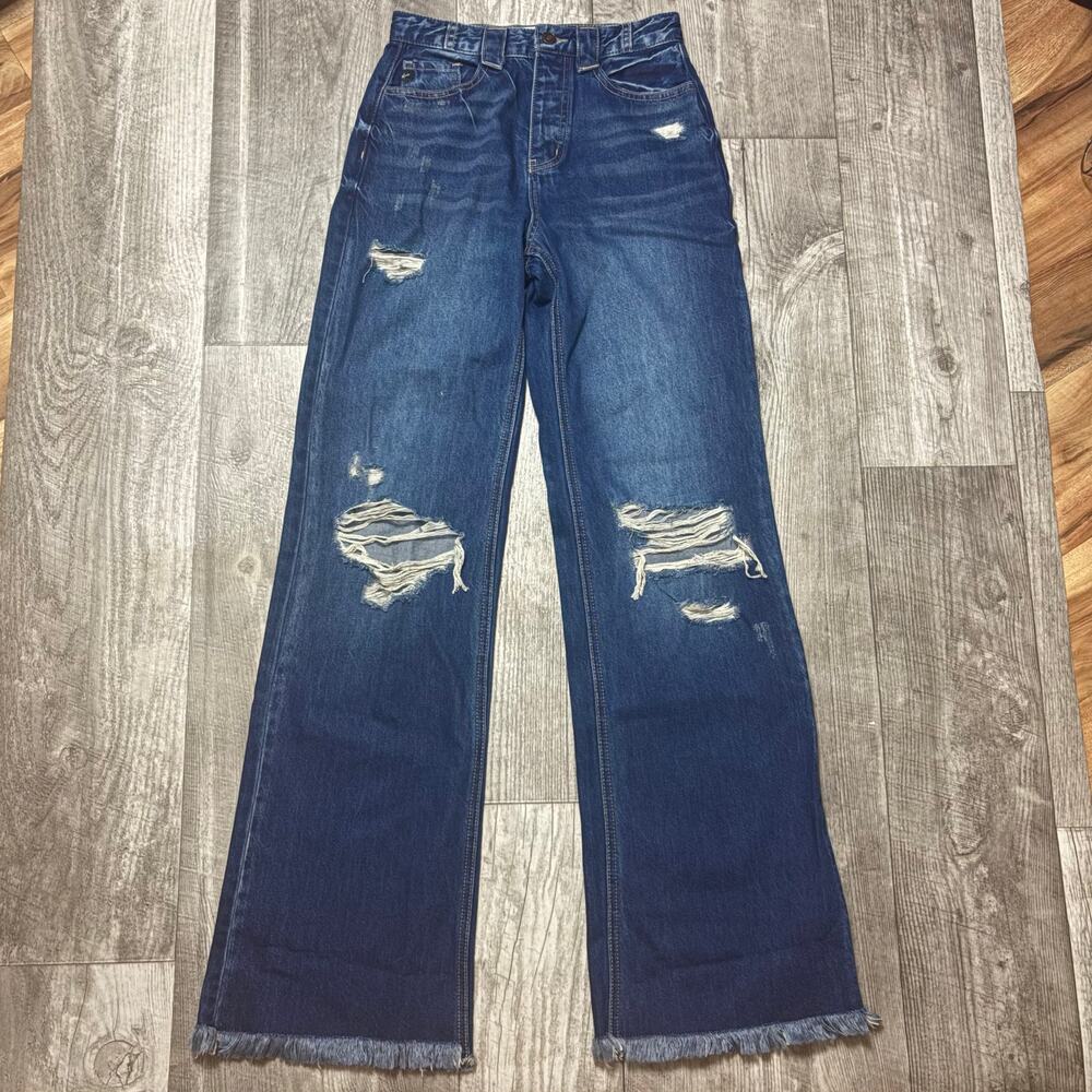 Kancan Wide Leg Distresses Flares size 1/24